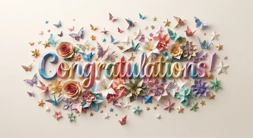 congratulation for achievement