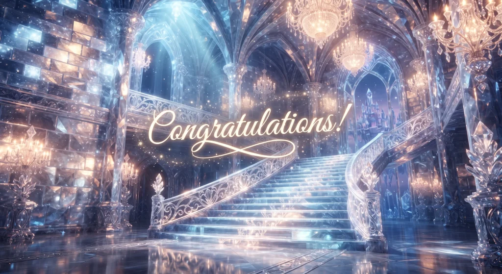 congratulations for your accomplishment