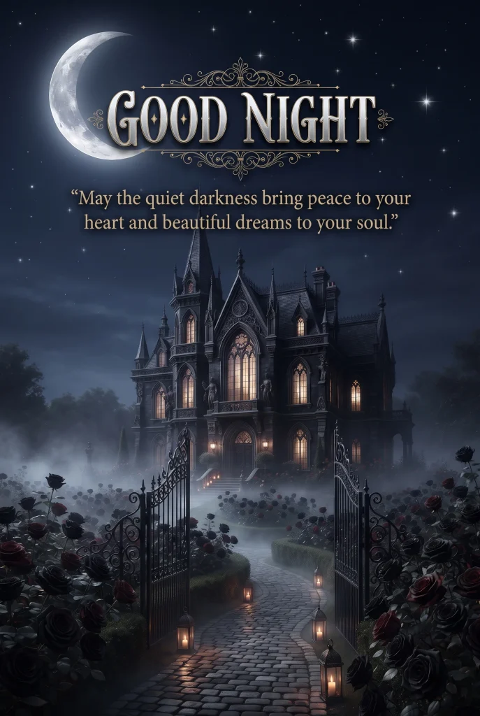 dark good night images