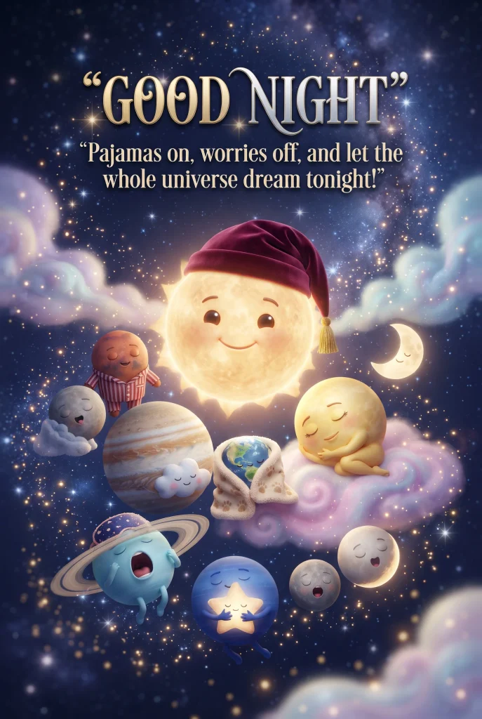 galaxy good night wishes