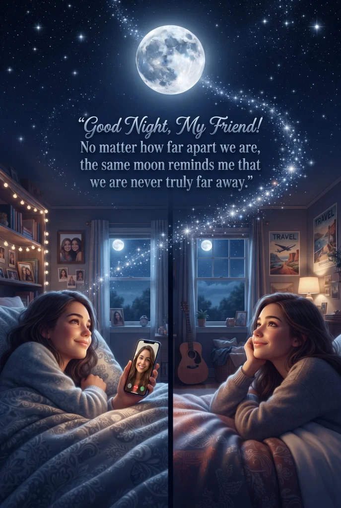good night love wishes for friend