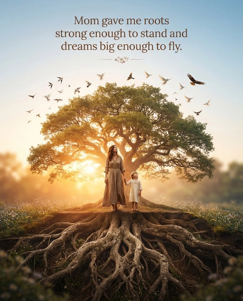Inspirational quotes for mother about strength, roots, dreams, and love