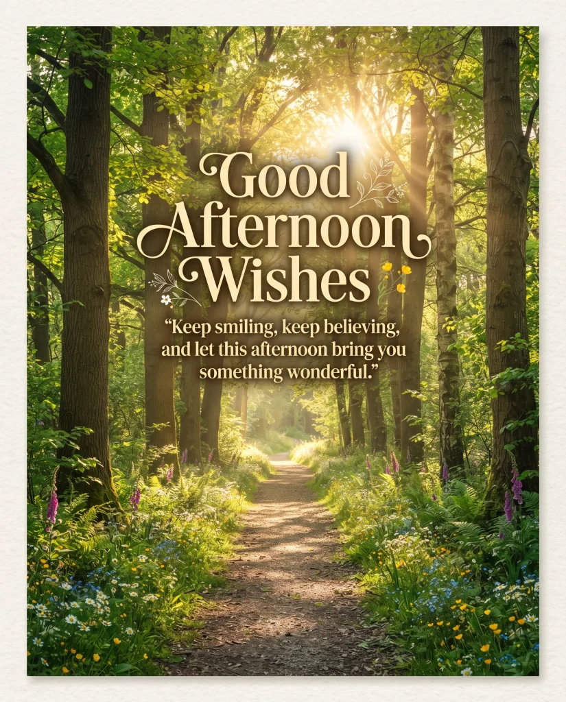 beautiful good afternoon wishes
