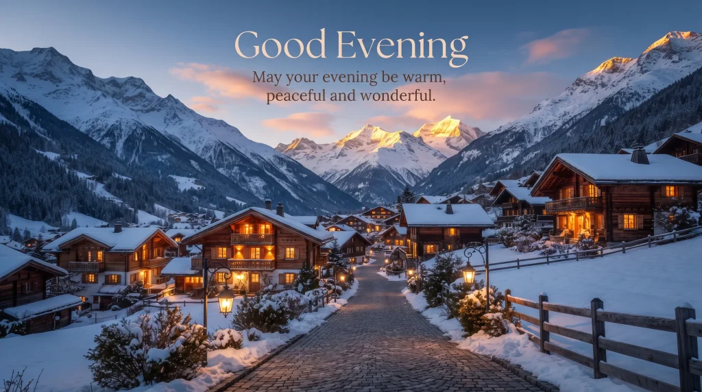 beautiful good evening wishes