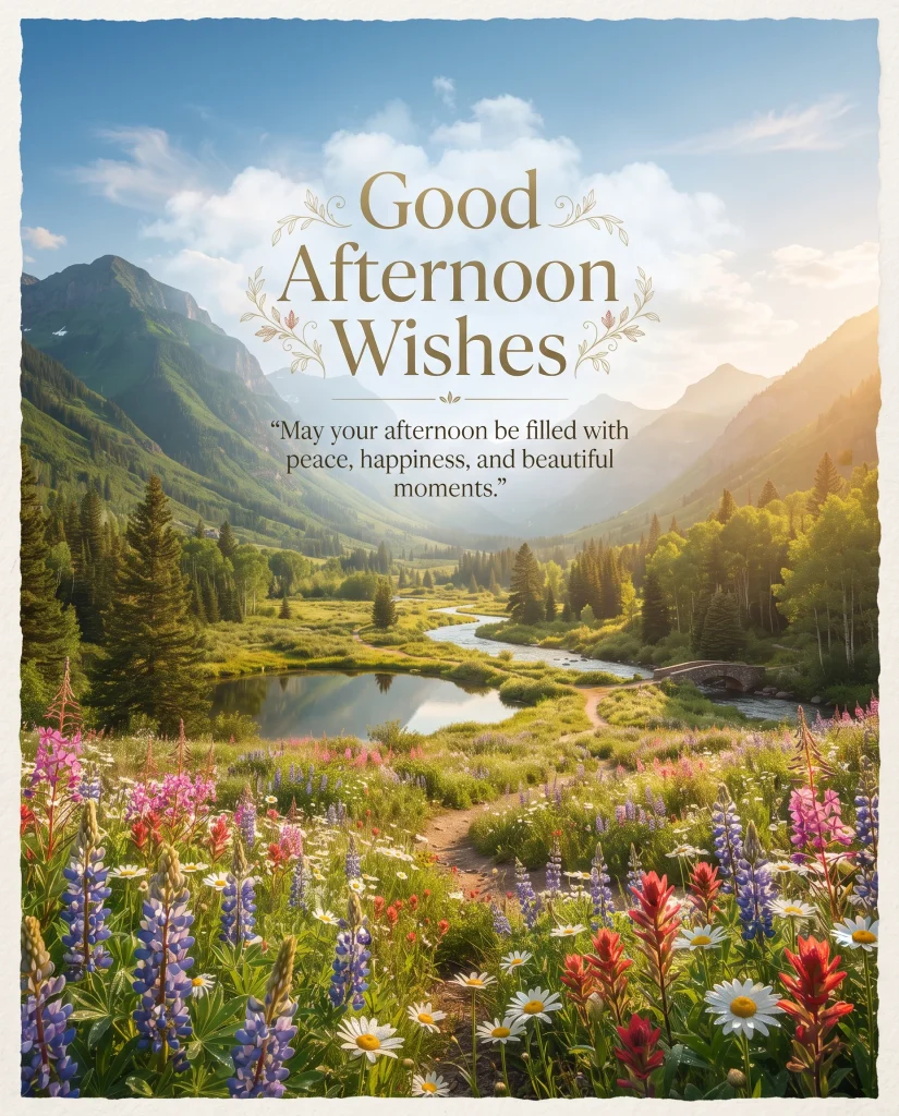 beautiful images of good afternoon