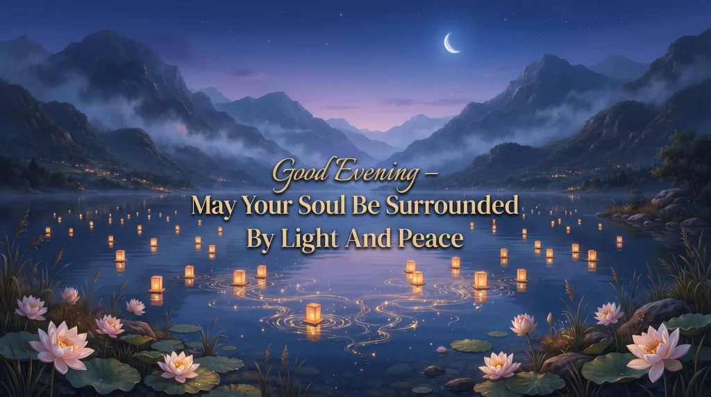 best good evening message