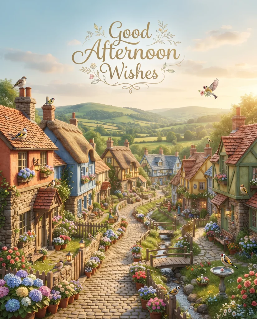 cute good afternoon wishes