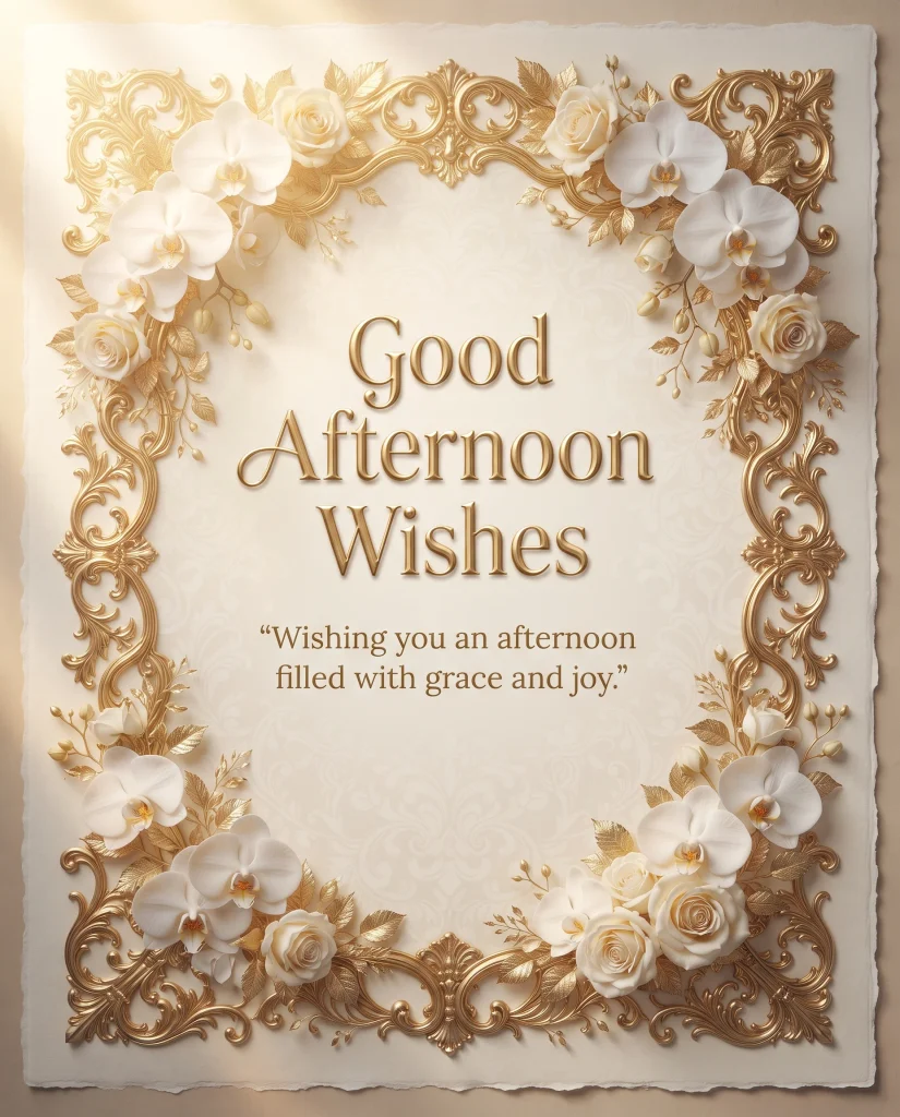 good afternoom