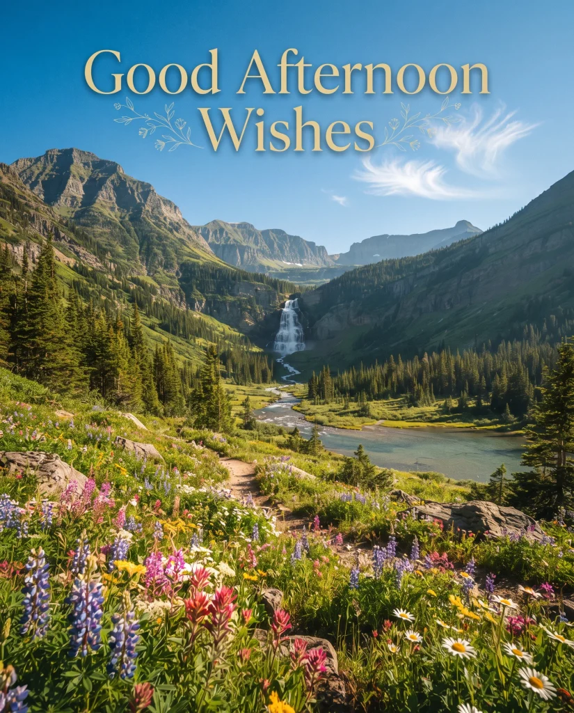 good afternoon greeting card