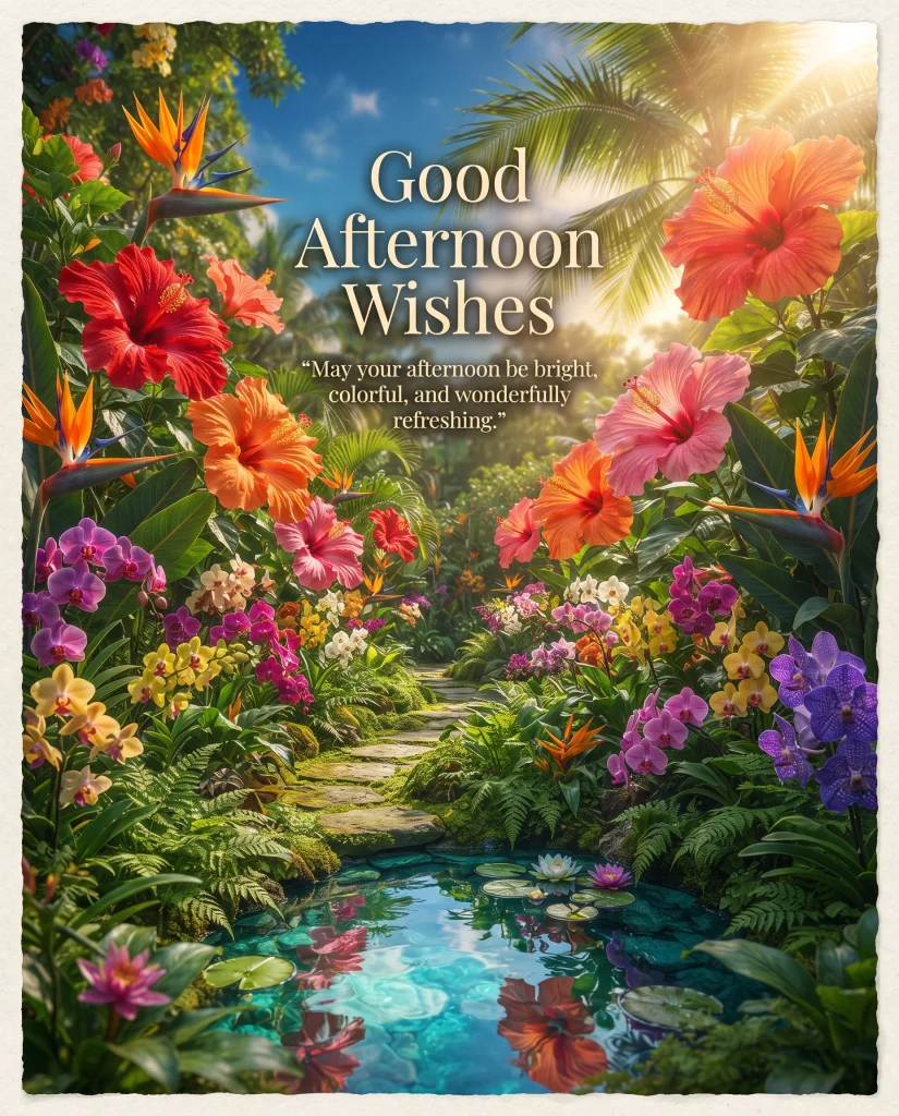   good afternoon message