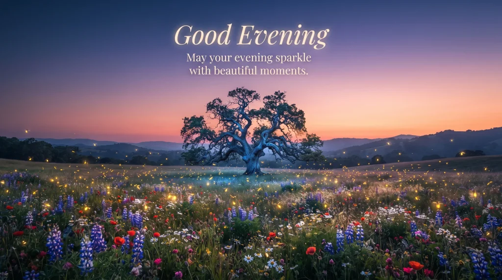 good evening message for friend