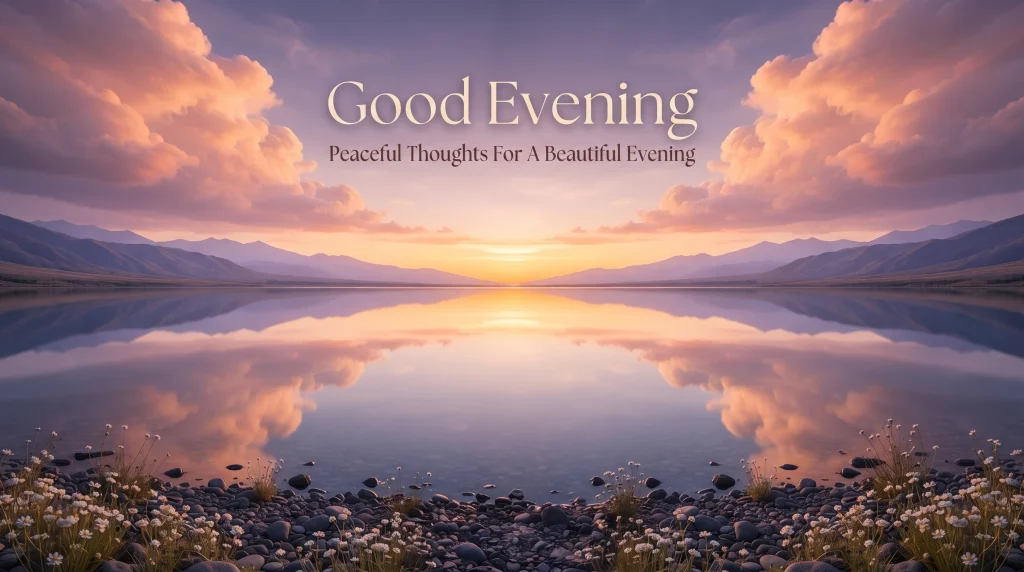 good evening message for friendship
