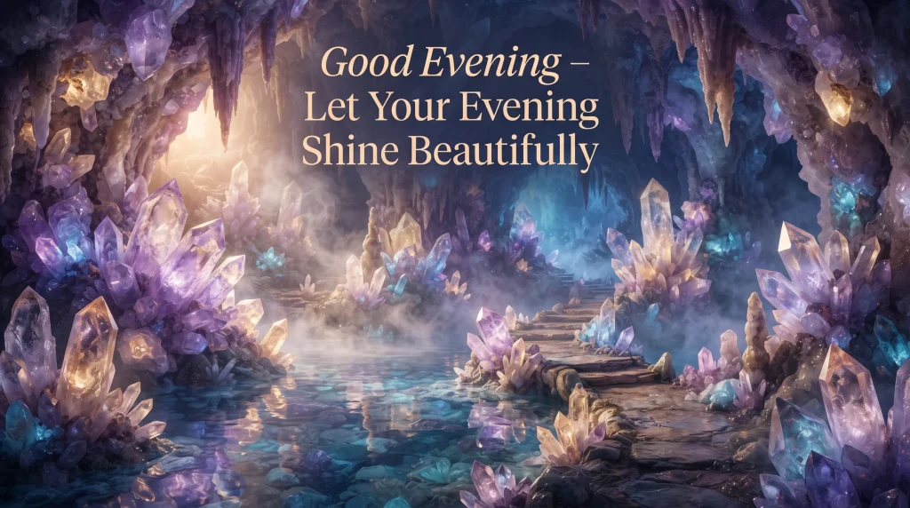 good evening message to my friend