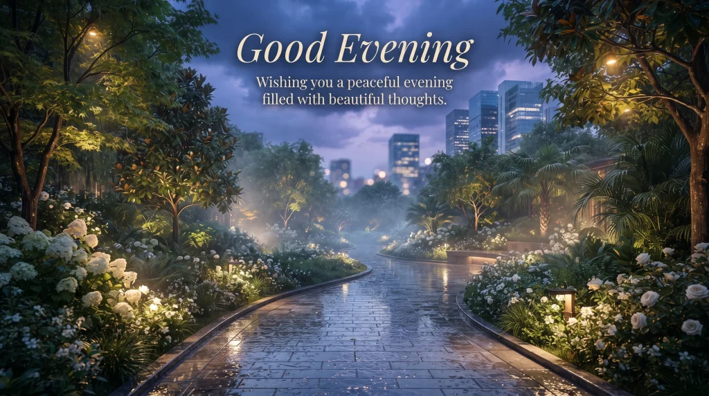 good evening wishing