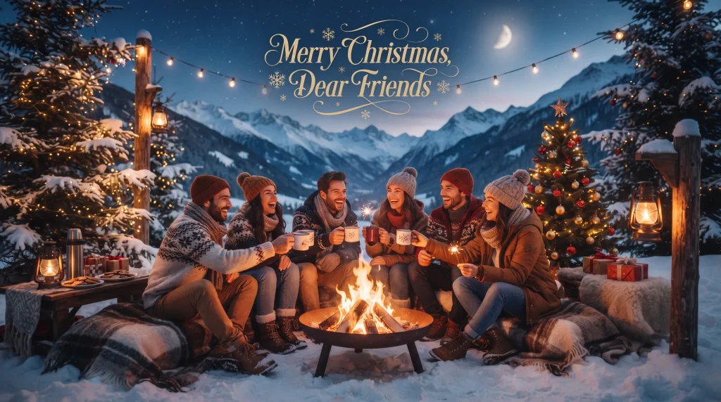 what to write on a christmas card for friends