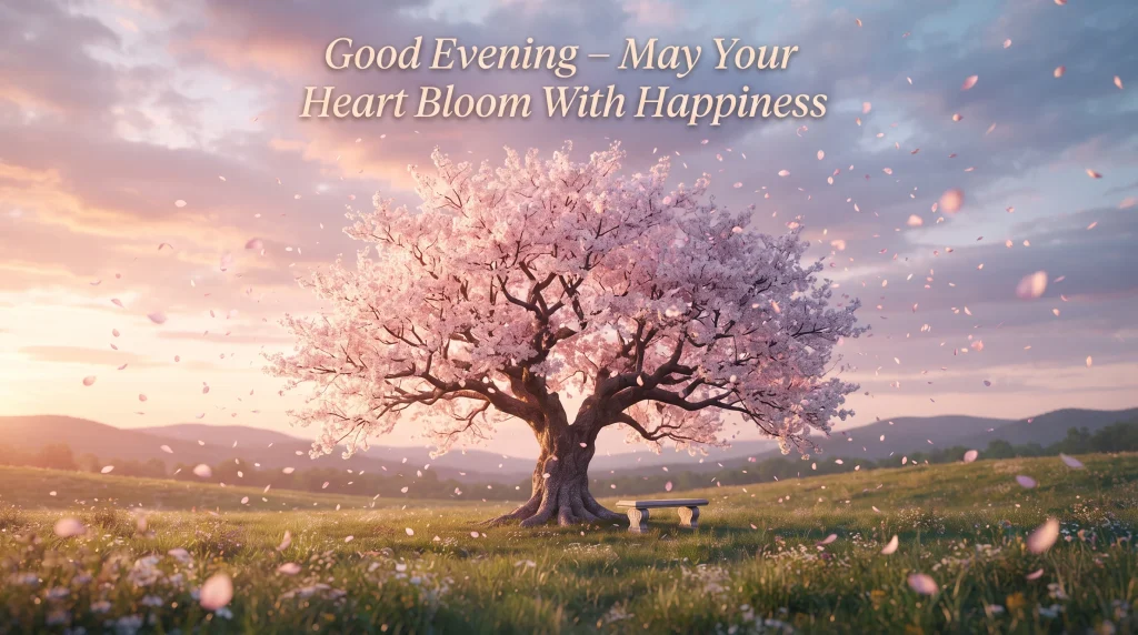 wishing you a beautiful evening